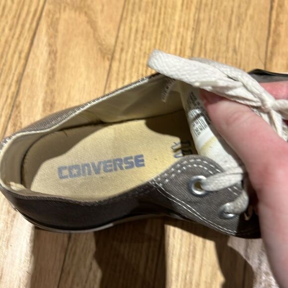 Mens grey low top converse size 6 - Picture 8 of 9